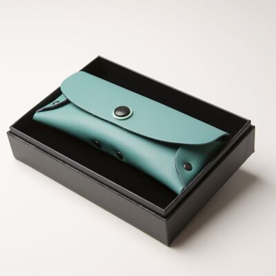 Personalised Leather 'Hira' Glasses Case - No personalisation required - Include a box