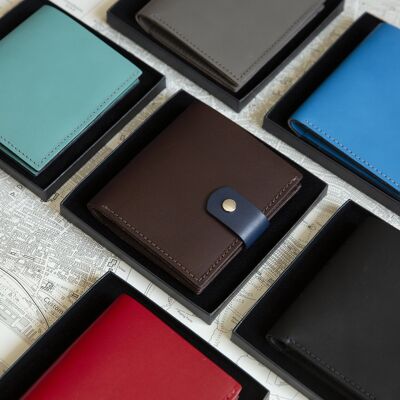Corio Luxury Leather Wallet - No clasp - gift box included