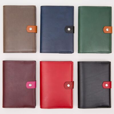 A6 Corio Bridle Leather Notebook - with gift box