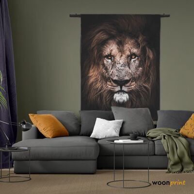 Wandkleed Leeuw XXL 150x220cm