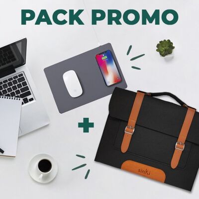 Box - multi - products - computer binder - mouse pad with wireless charging