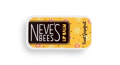 Neve's Bees Sweet Grapefruit Beeswax Lip Balm - 7g Slider Tin