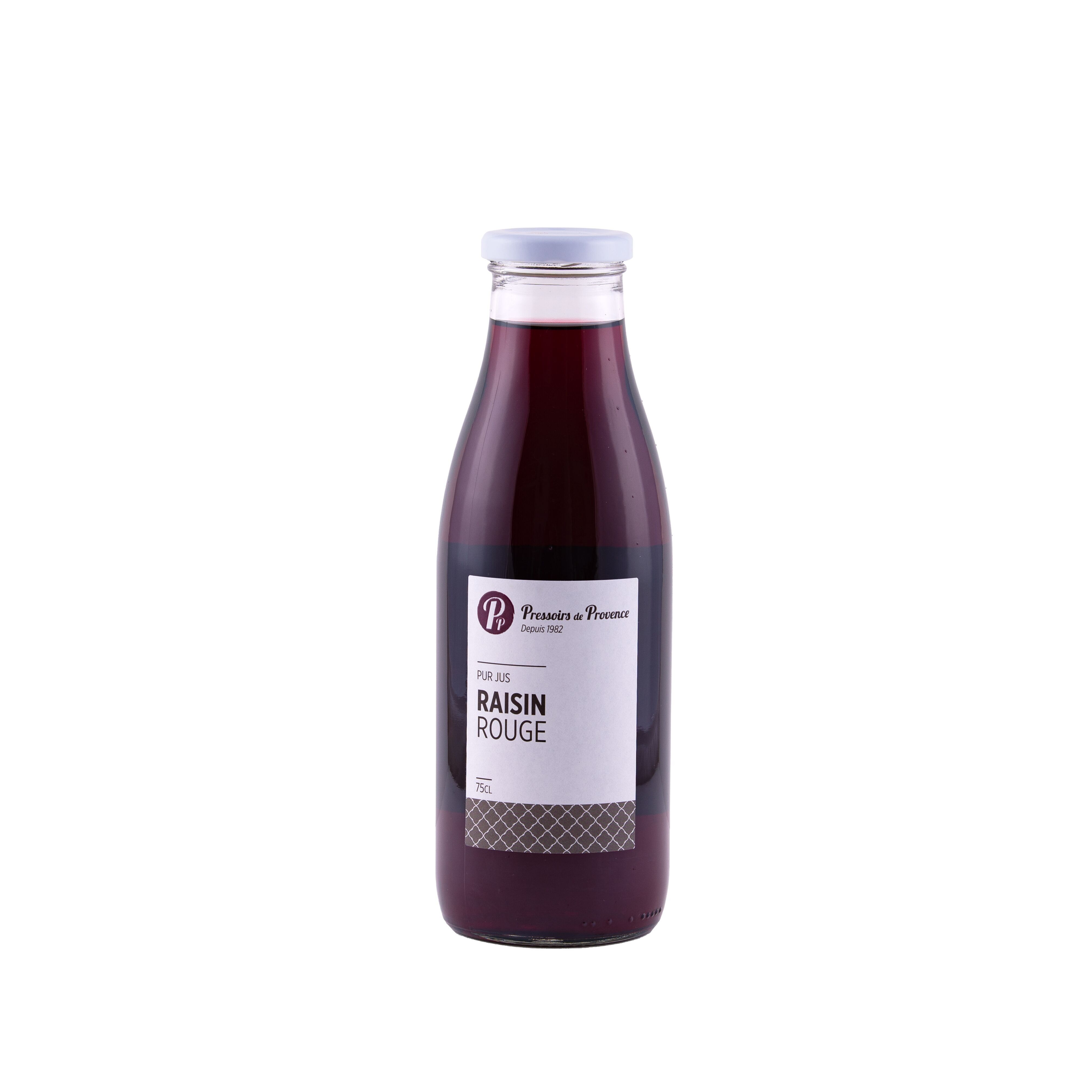 Jus de fruits - Pur jus de raisin rouge - 75cl - E04