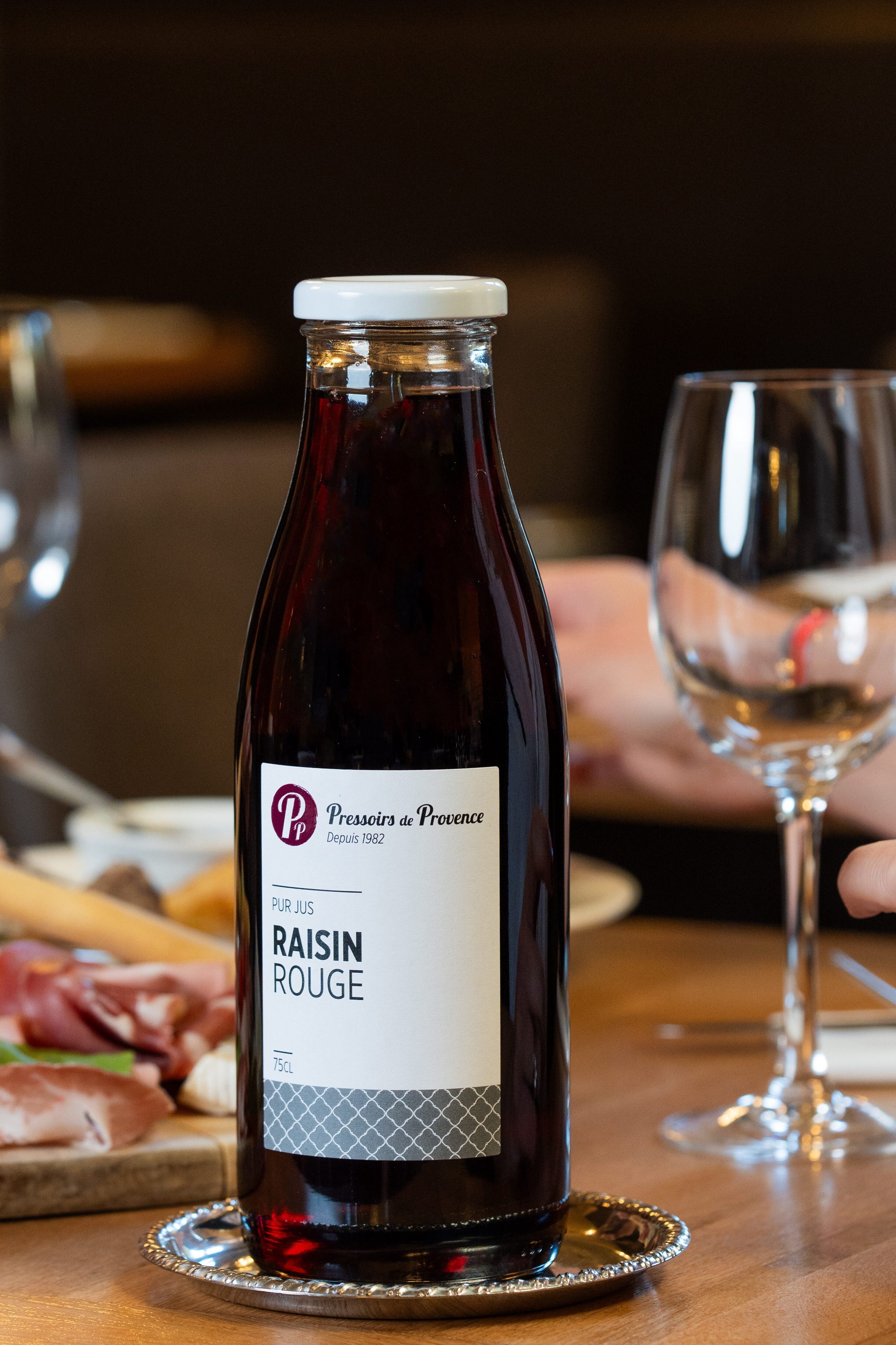 Jus de fruits - Pur jus de raisin rouge - 75cl - E04