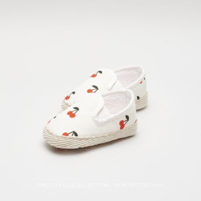 LOU slipper, cherry // 0-6 months
