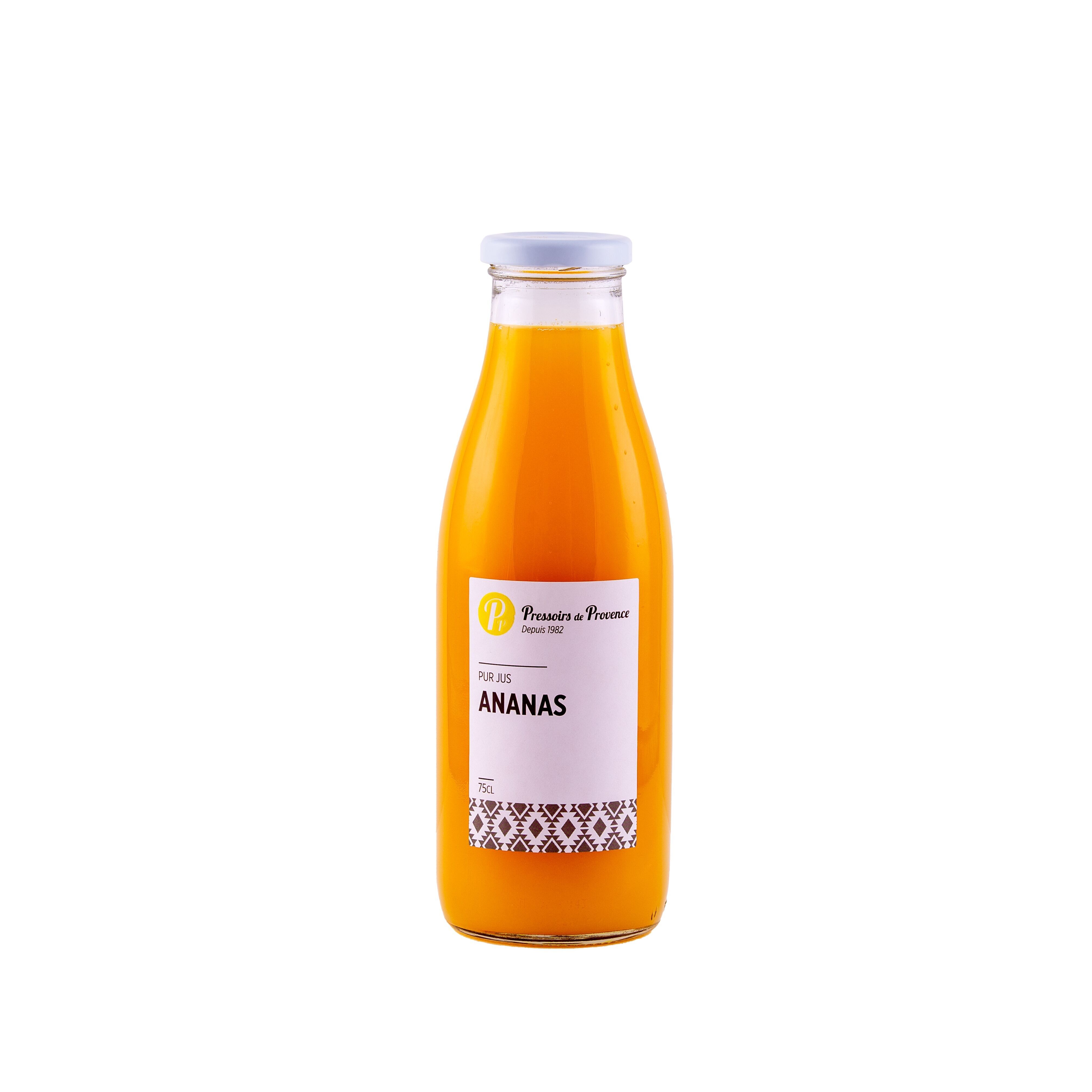 Jus de fruits - Pur jus d'ananas - 75cl - E50