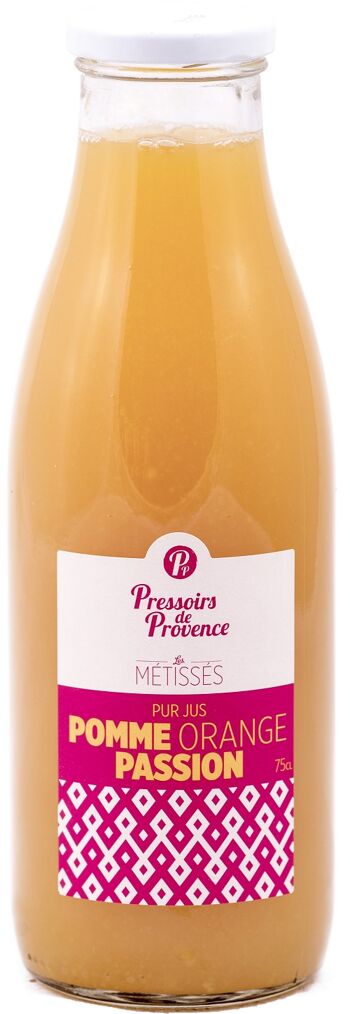 Pur Jus de Pomme Orange Passion - 75cl 1