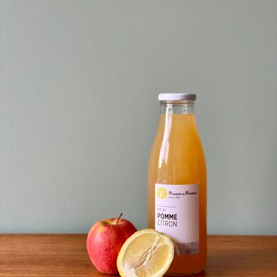 Jus de fruits - Pur jus de pomme citron - 75cl - E31