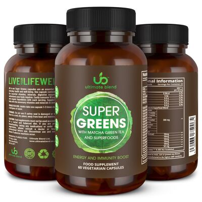 Super Greens with Matcha Green Tea and Superfoods