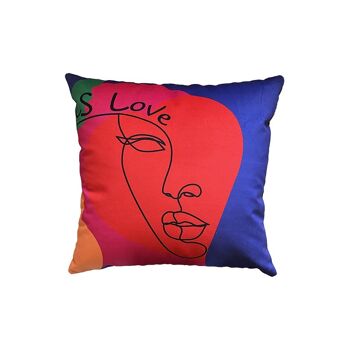 Coussin velours All you need is Love 1