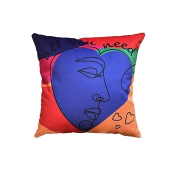 Coussin velours All you need is Love 2
