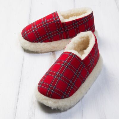 Chaussons Classiques Lee Valley - Tartan Rouge Royal Stewart (LV27)