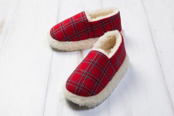 Chaussons Classiques Lee Valley - Tartan Rouge Royal Stewart (LV27) 1