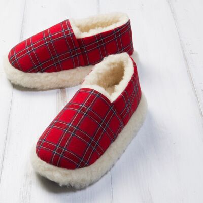 Chaussons Classiques Lee Valley - Tartan Rouge Royal Stewart (LV27)