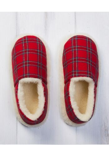 Chaussons Classiques Lee Valley - Tartan Rouge Royal Stewart (LV27) 2
