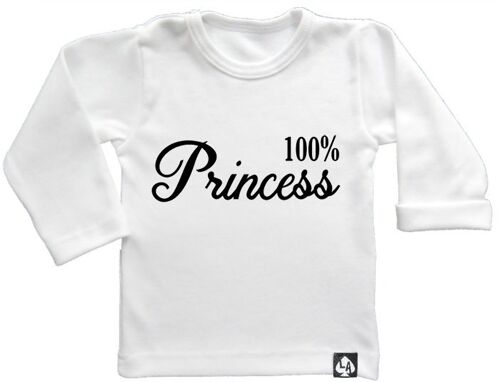 100% Princess longsleeve: Wit