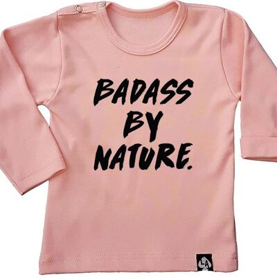 Badass by Nature long sleeve: Pink