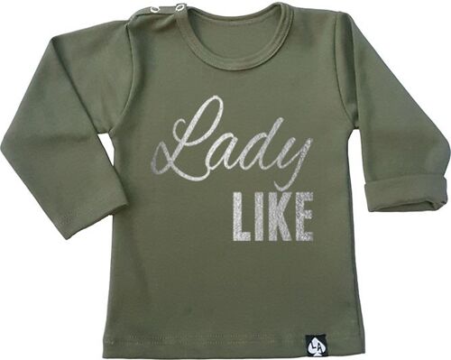 Lady like longsleeve: Khaki