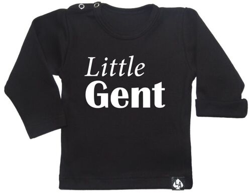 Little Gent longsleeve: Zwart