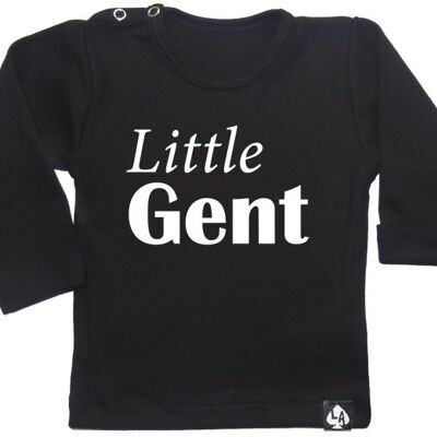 Little Gent longsleeve: Zwart