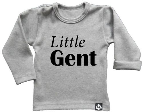 Little Gent longsleeve: Grijs