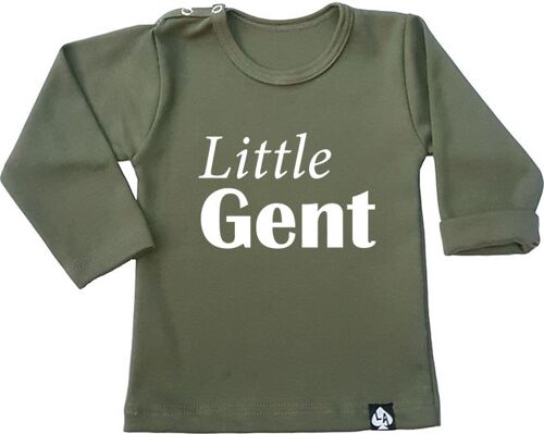 Little Gent longsleeve: Khaki