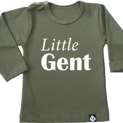 Little Gent Langarmshirt: Khaki