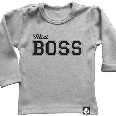 Mini boss long sleeve: Gray