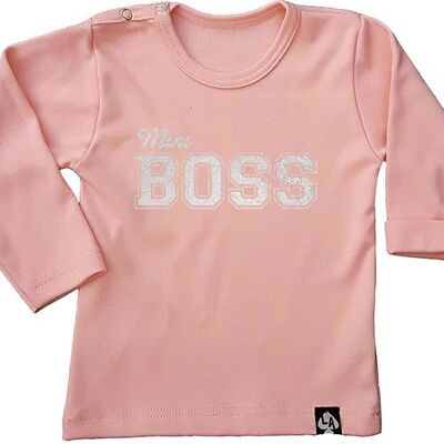 Mini Boss Langarm: Rosa