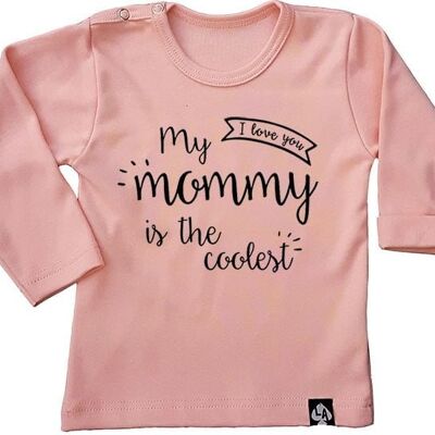 My mommy is the coolest longsleeve: Pink