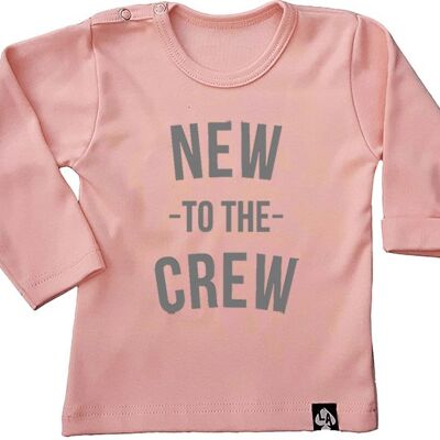 Neu beim Crew-Longsleeve: Pink