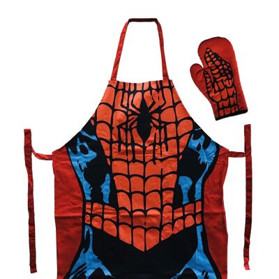 Ensemble tablier et gants de four Marvel Spiderman