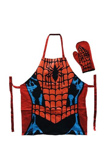 Ensemble tablier et gants de four Marvel Spiderman