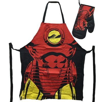 Marvel Iron Man Schürze & Handschuh Set