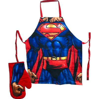 DC Superman Torso Schürze und Ofenhandschuh Set
