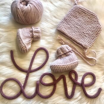 Mot doux en tricotin - Love 2