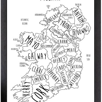 Ireland Print - A4