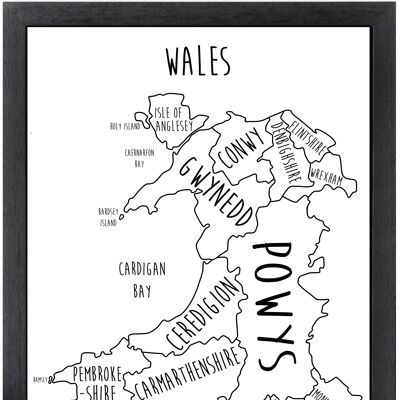 Wales Print - A4