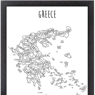 Greece Print - A4