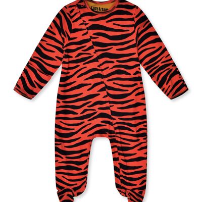 Tiger zip babygrow