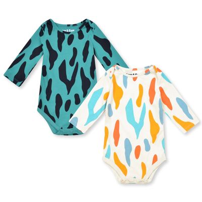 LOT DE 2 BODYS MULTI CHAMELEON