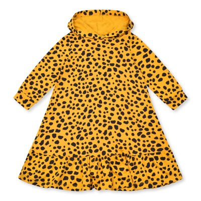 Cheetah hooded dress