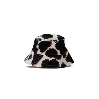 Cappello da sole reversibile a forma di mucca