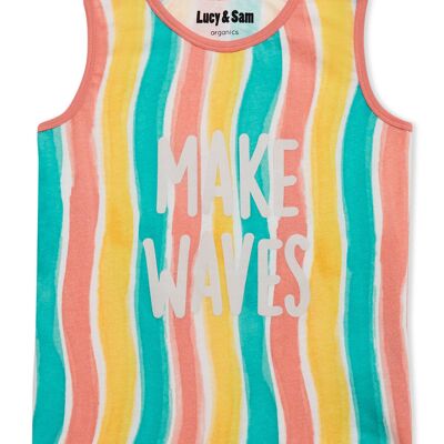 Make Waves Stripe Vest