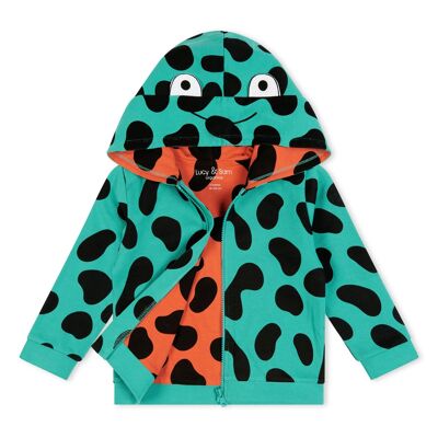 Sudadera con capucha de camuflaje Green Frog