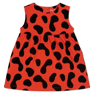 Robe chasuble camouflage grenouille rouge