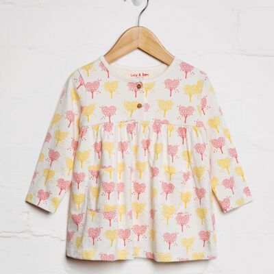 VESTIDO DE JERSEY CON CORAZÓN