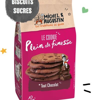 Cookie plein de finesse tout chocolat éclats de chocolat noir 140g