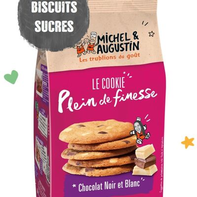 Cookie full of finesse with black and white chocolate chips 140g
