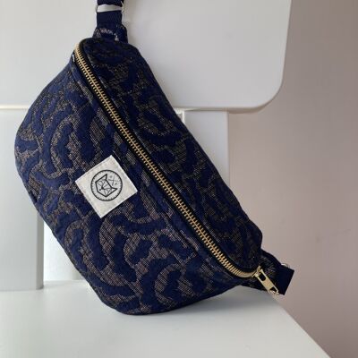 ATHENS Banana Jacquard blue